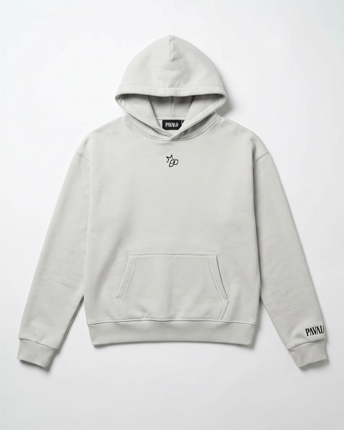PAVALO® Premium Hoodie Aschgrau