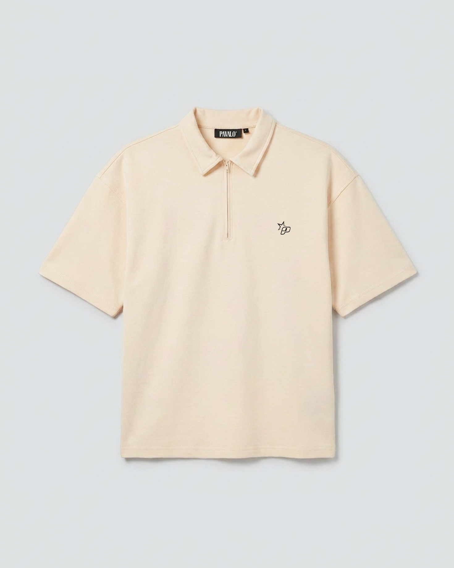 Premium Quarterzip Shirt Cream PAVALO® Clothing