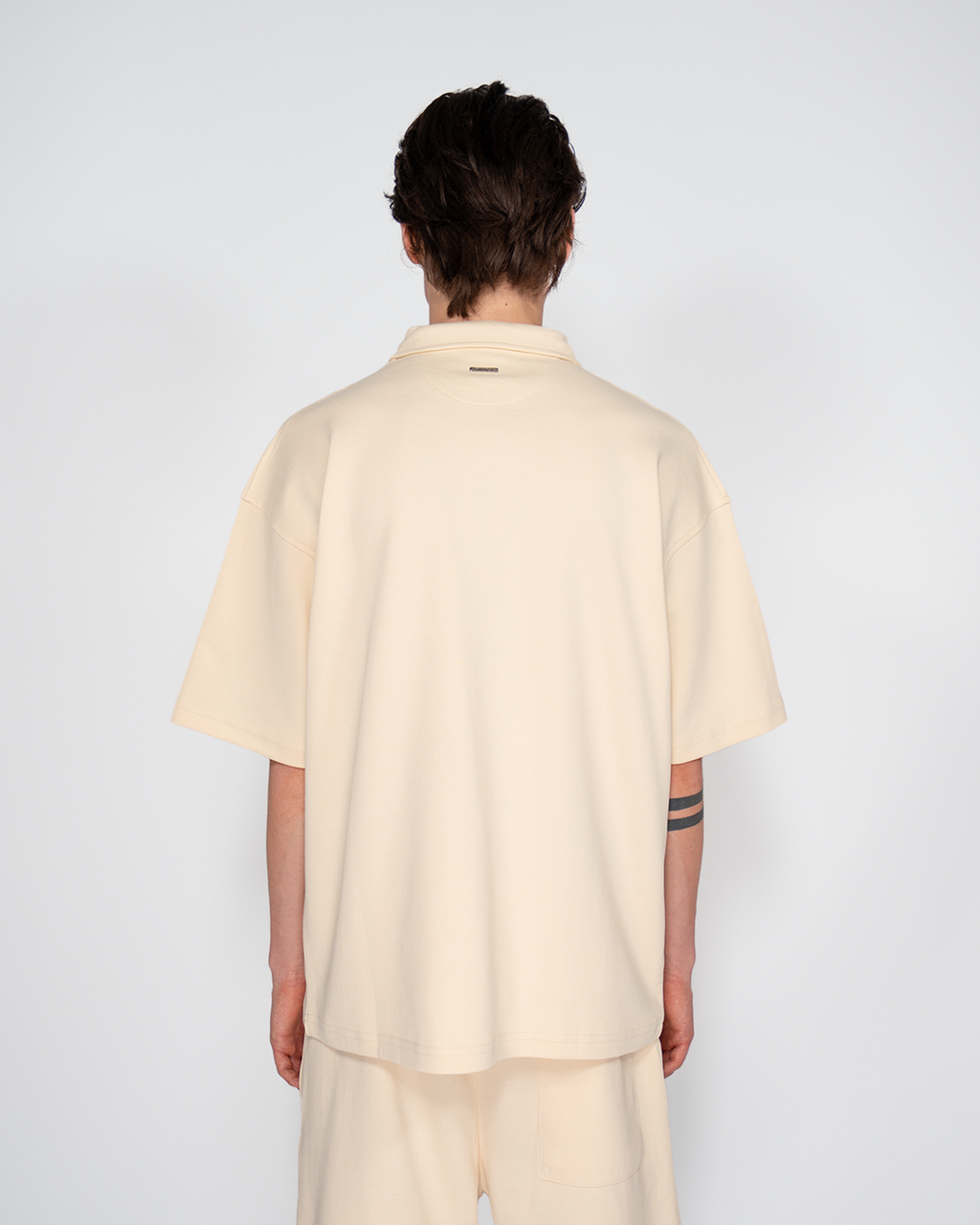 Premium Quarterzip Shirt Cream