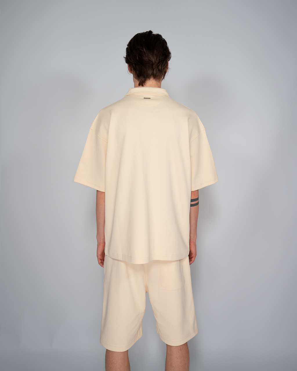Premium Quarterzip Shirt Cream
