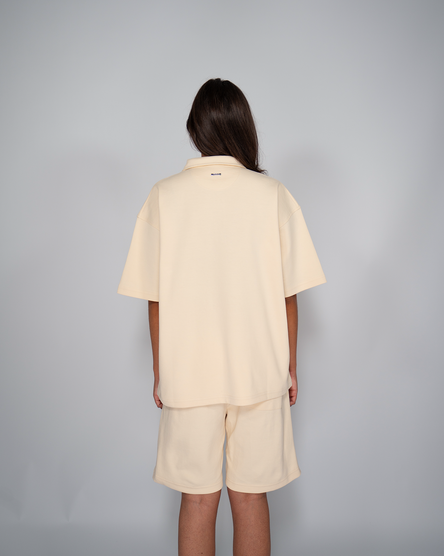 Premium Quarterzip Shirt Cream