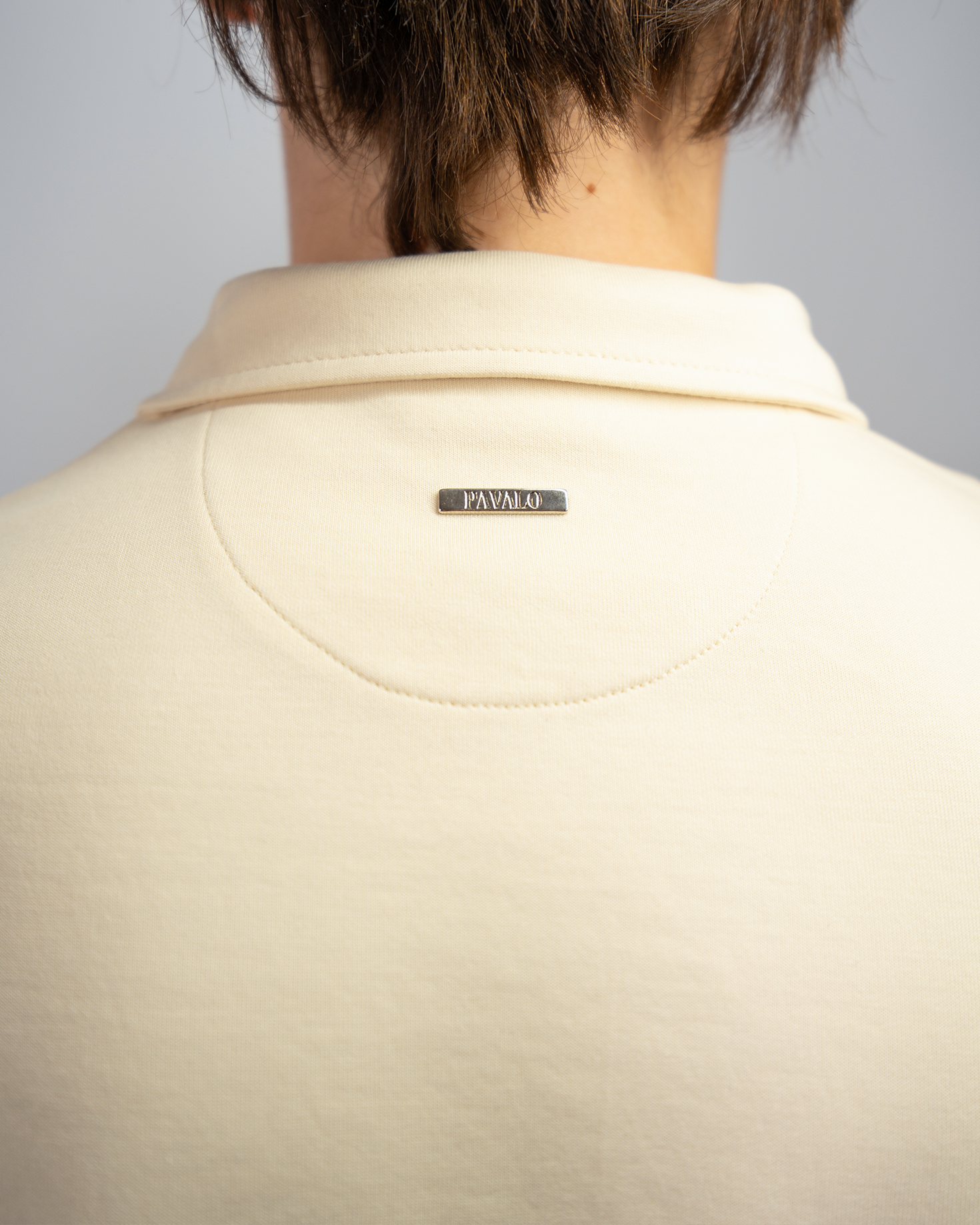 Premium Quarterzip Shirt Cream