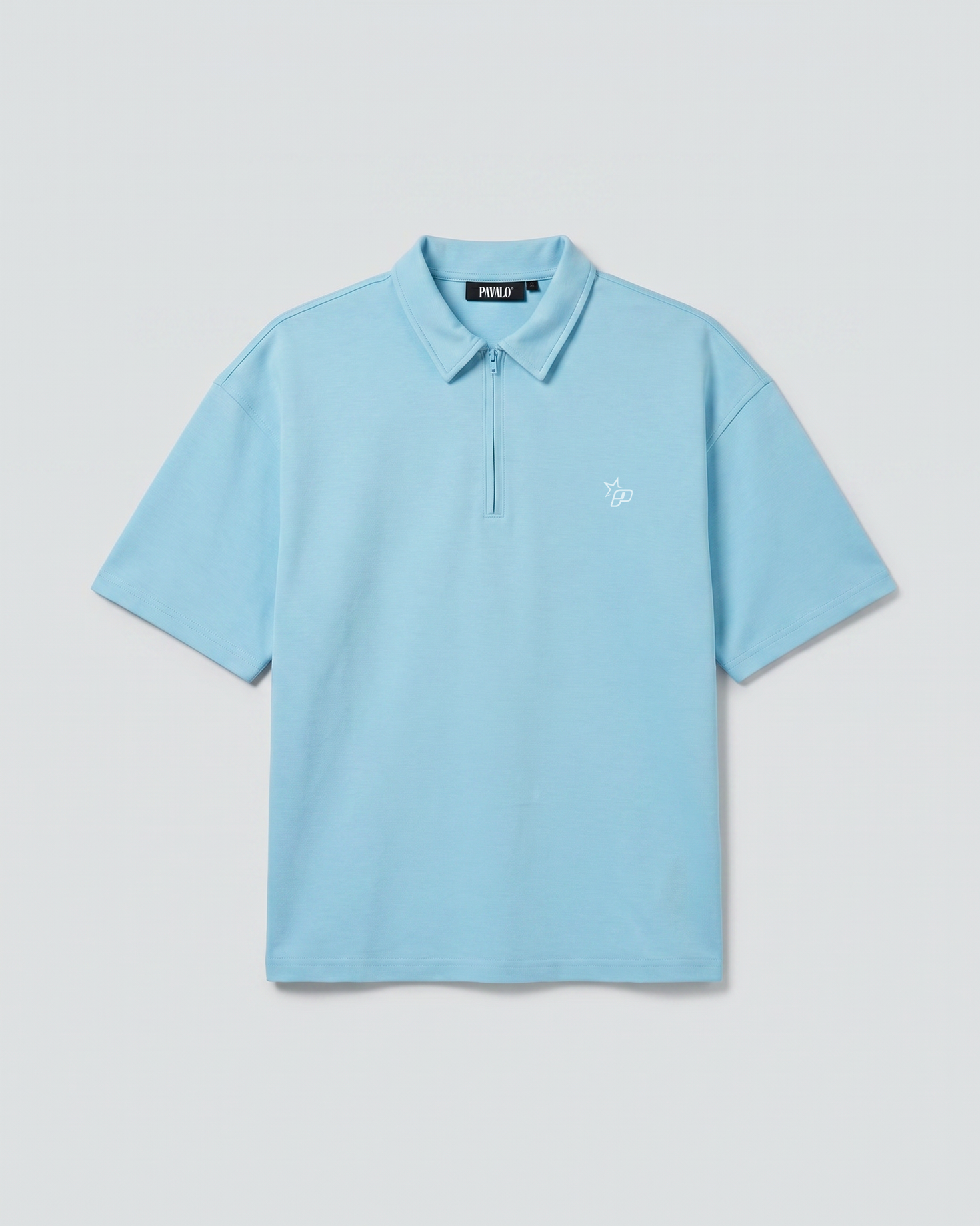 Premium Quarterzip Shirt Ice Blue