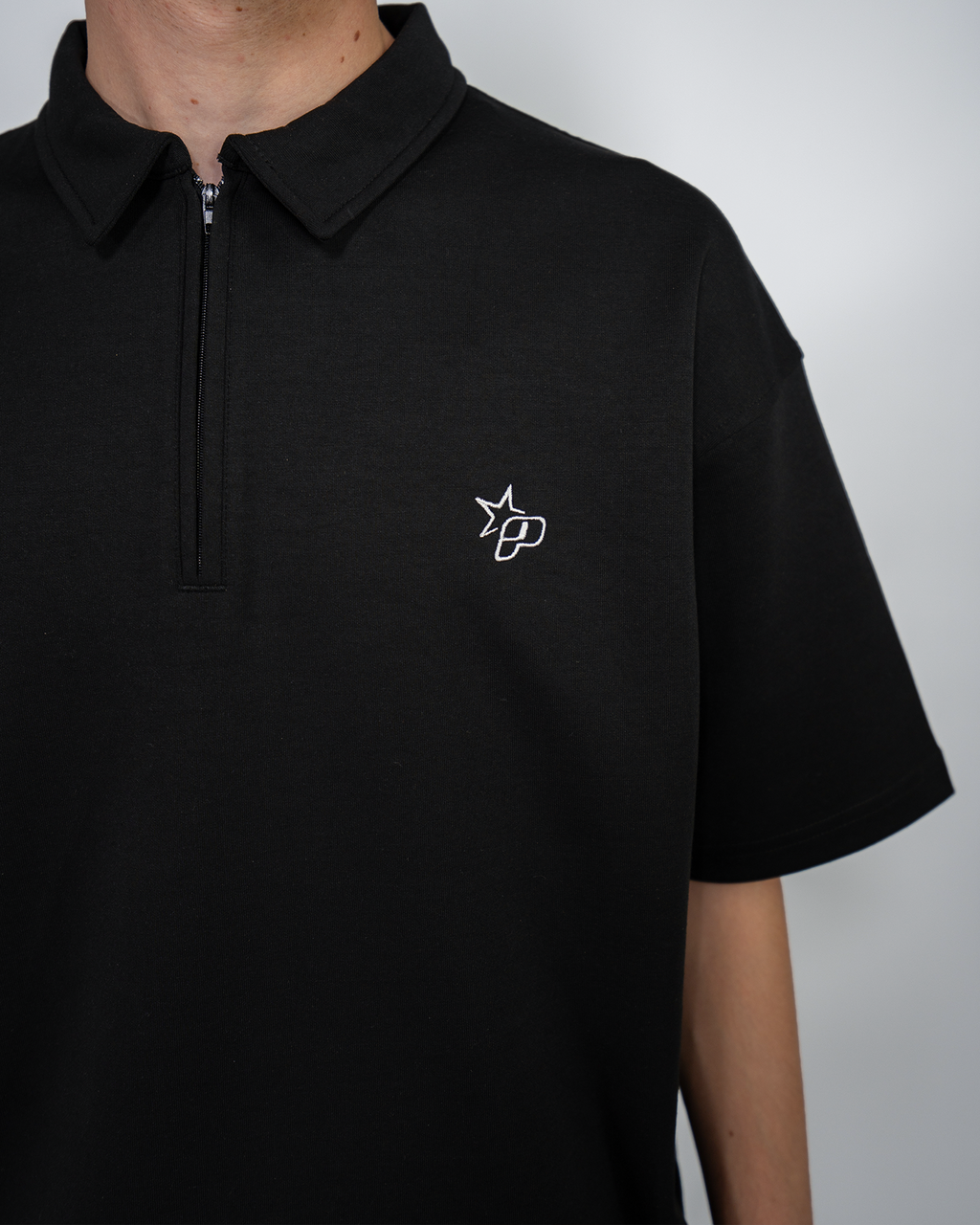 Premium Quarterzip Shirt Black