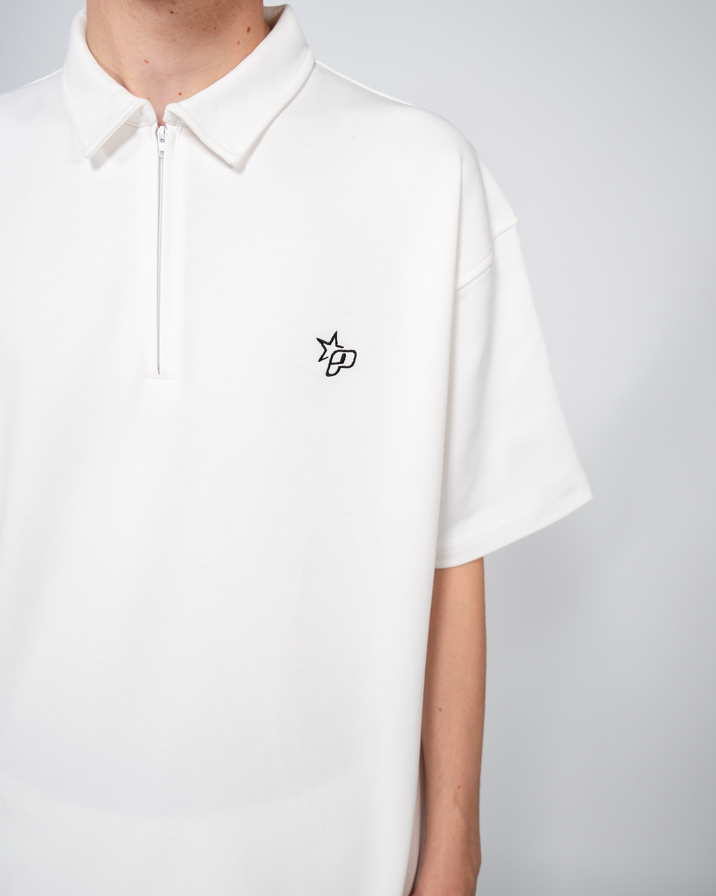 Premium Quarterzip Shirt Arctic White