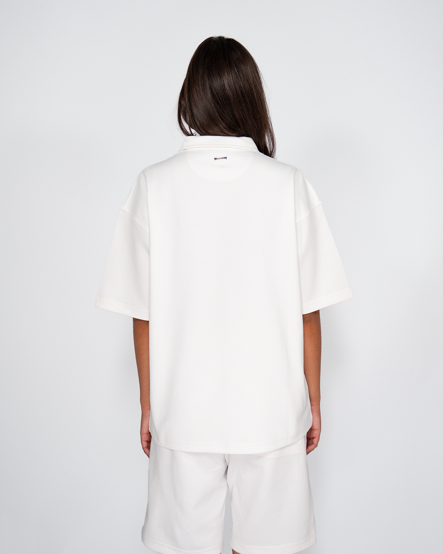 Premium Quarterzip Shirt Arctic White