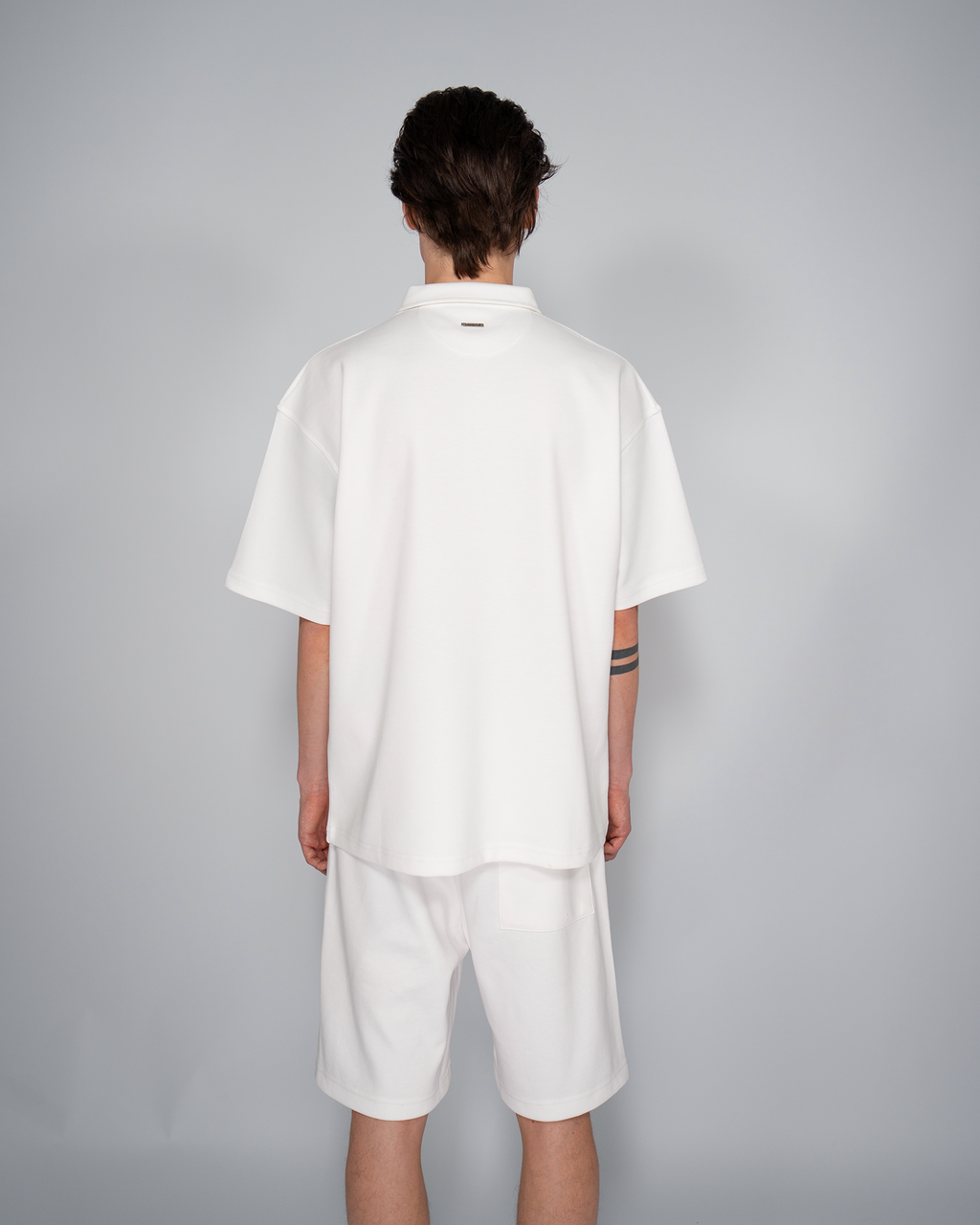 Premium Quarterzip Shirt Arctic White