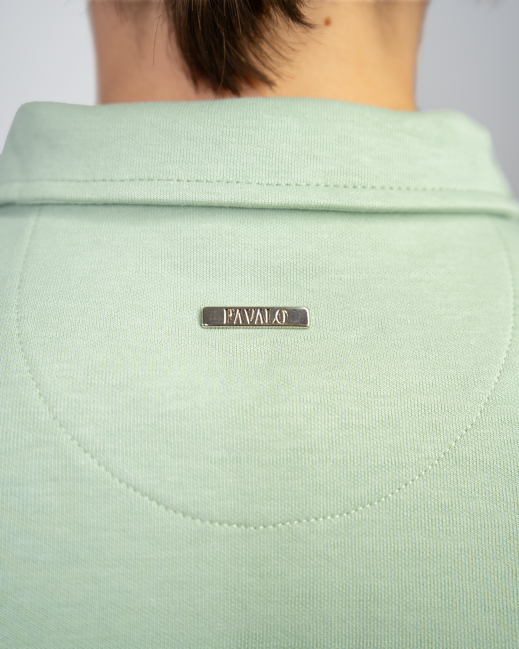 Premium Quarterzip Shirt Soft Green