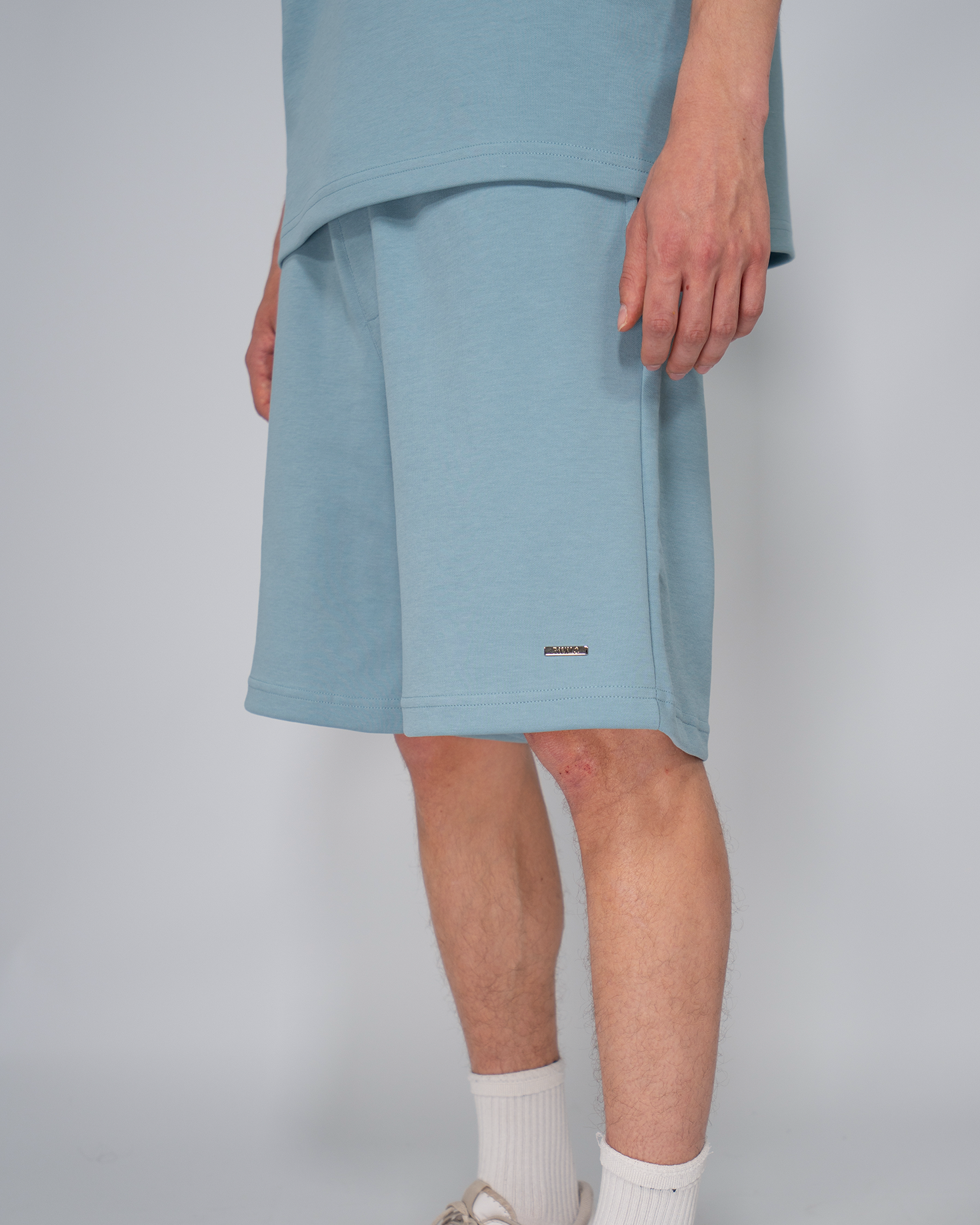 Premium Shorts Soft Blue