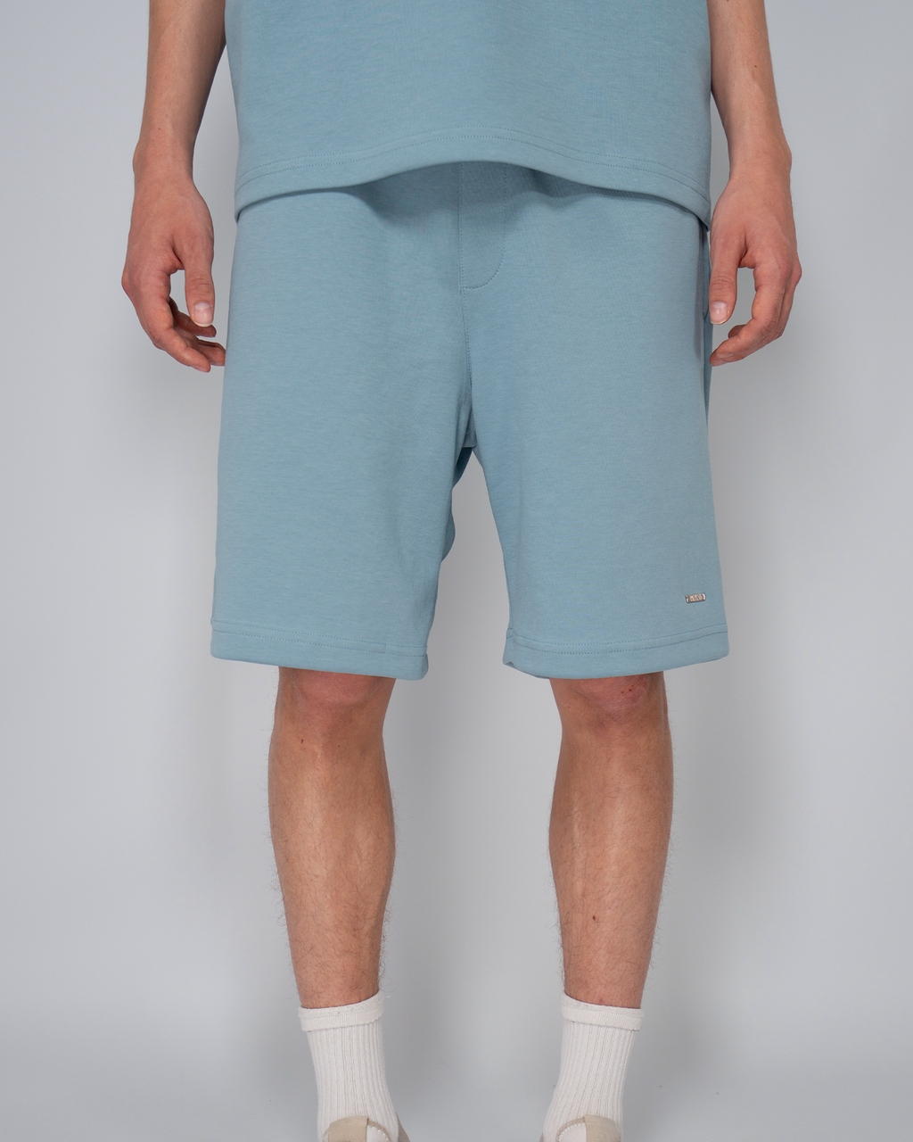 Premium Shorts Soft Blue