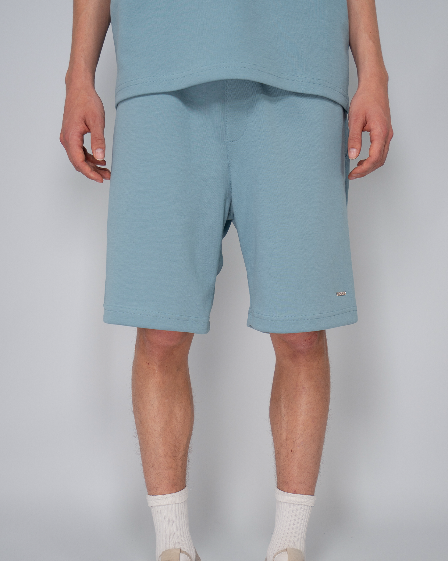 Premium Shorts Soft Blue