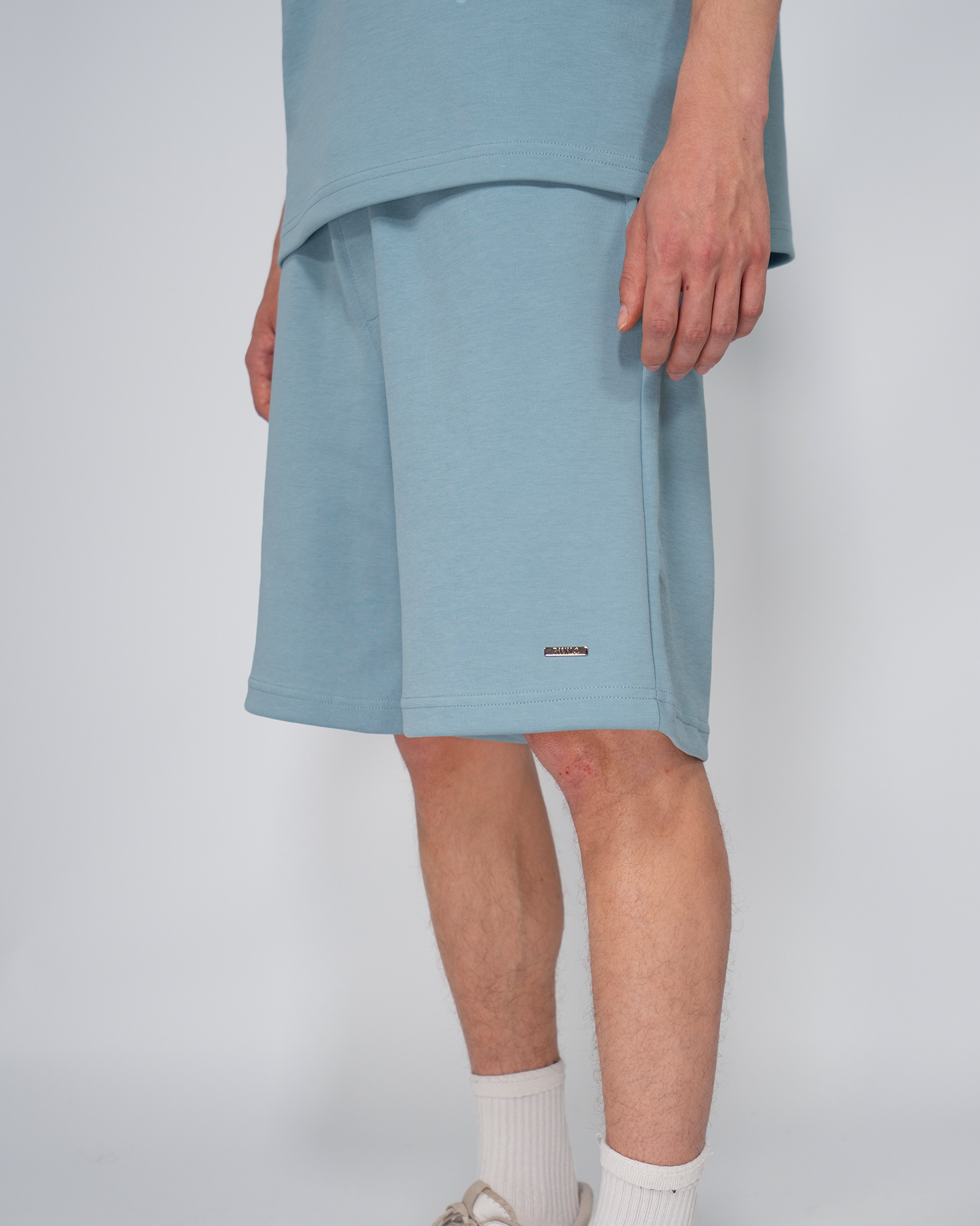 Premium Shorts Soft Blue