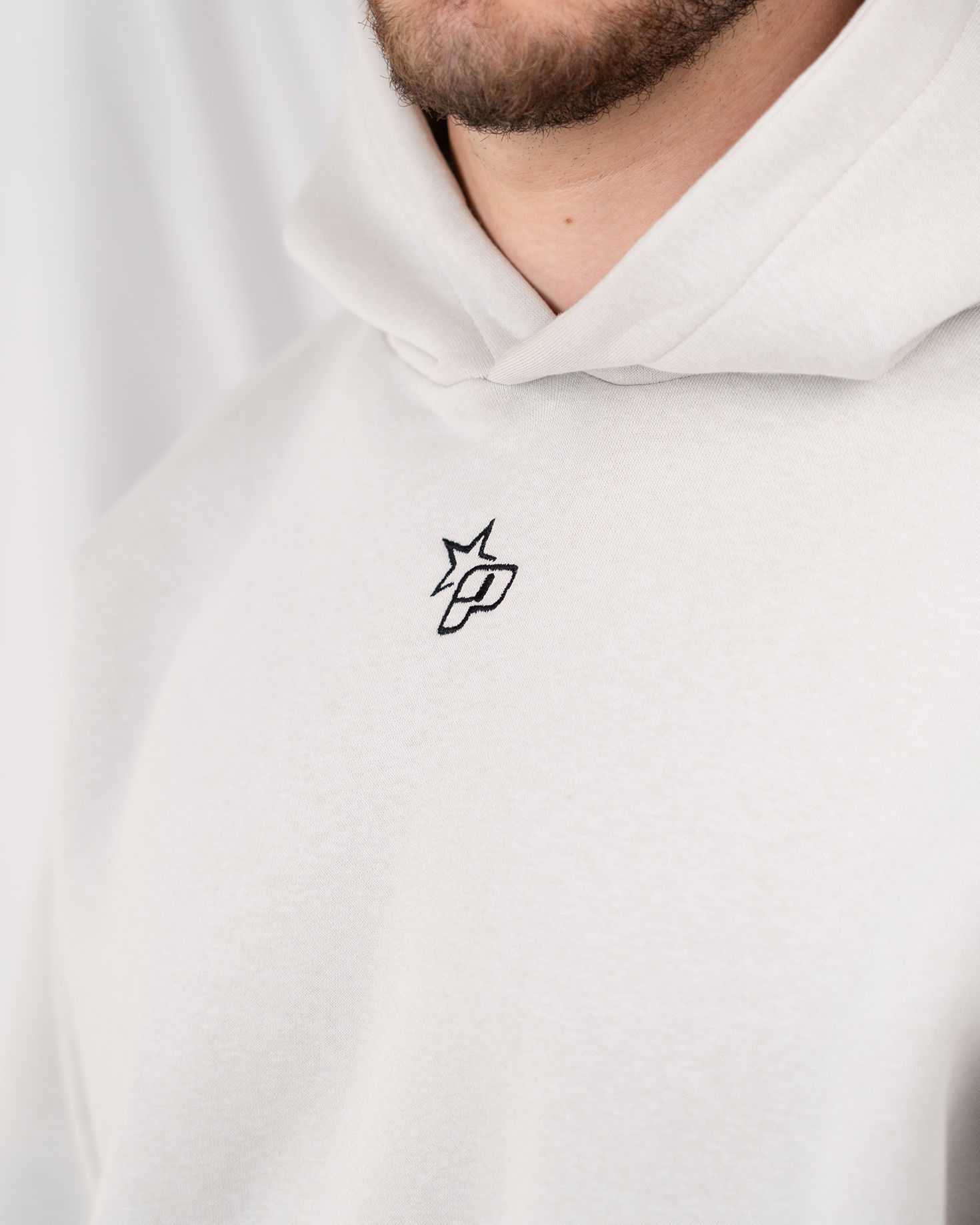 PAVALO® Premium Hoodie Aschgrau