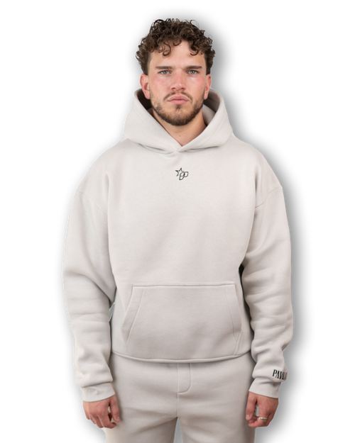 PAVALO® Premium Hoodie Aschgrau