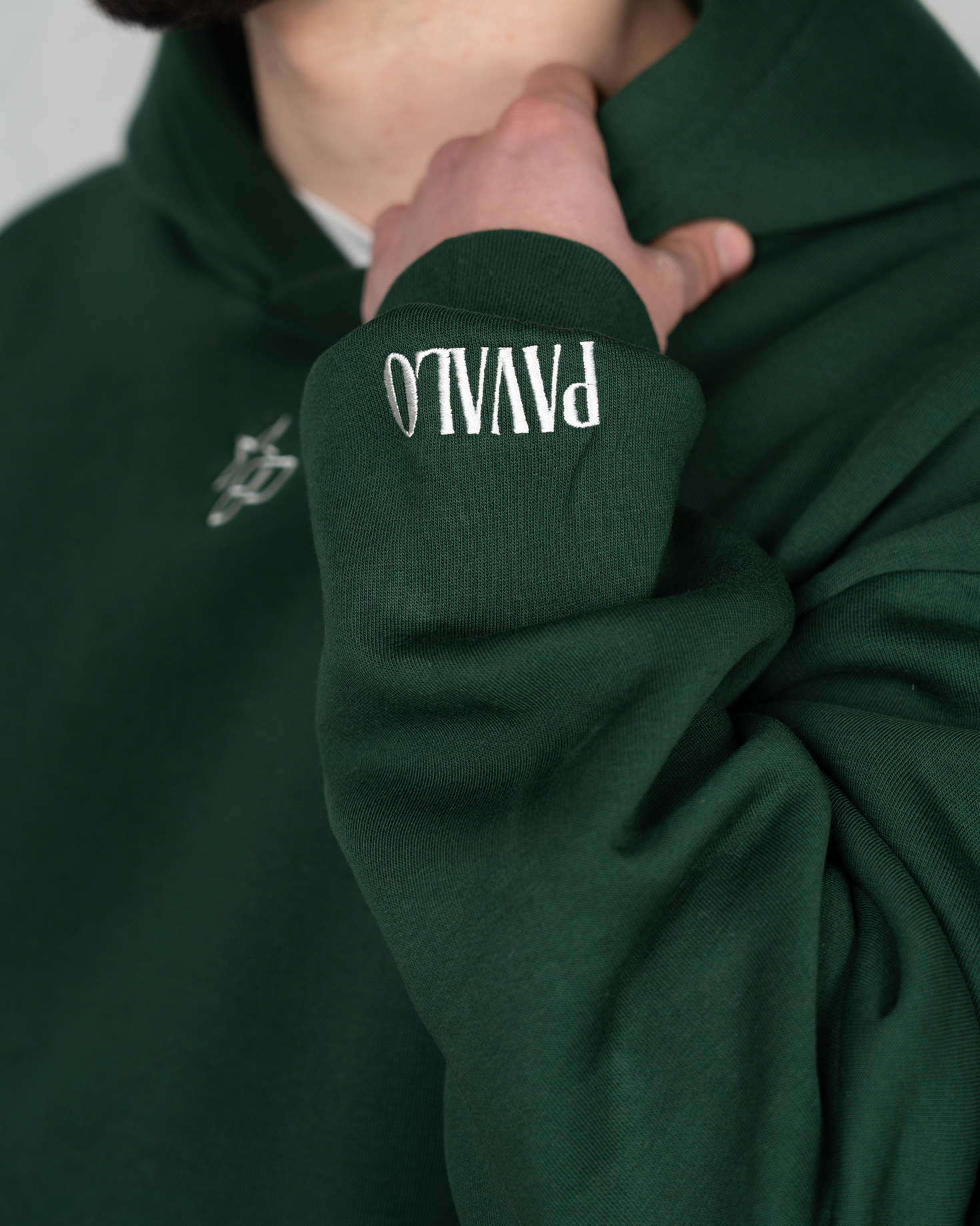 PAVALO® Premium Hoodie Forest Grün