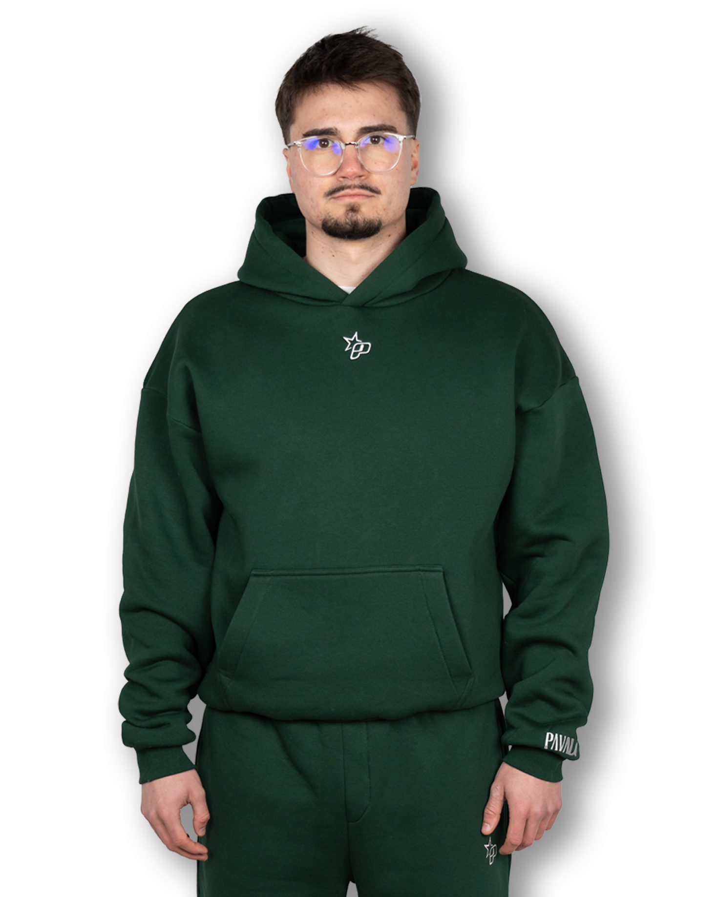 PAVALO® Premium Hoodie Forest Grün