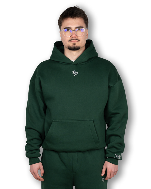 PAVALO® Premium Hoodie Forest Grün