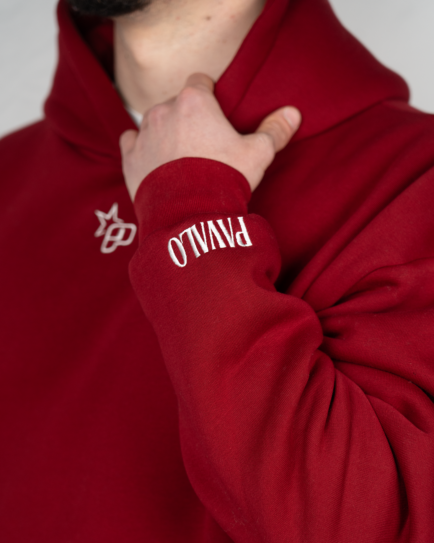 PAVALO® Premium Hoodie Weinrot