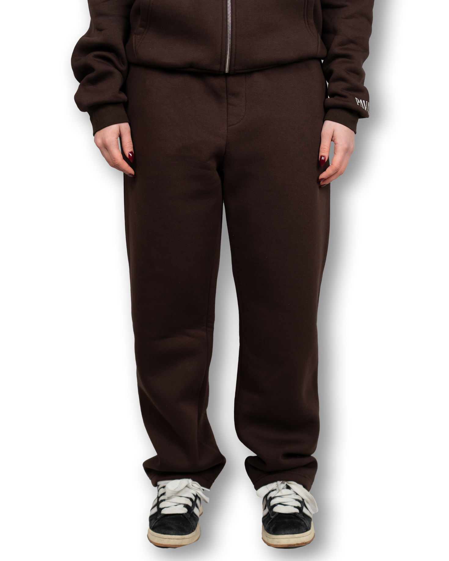PAVALO® Premium Openleg - Jogger Chocolate Braun