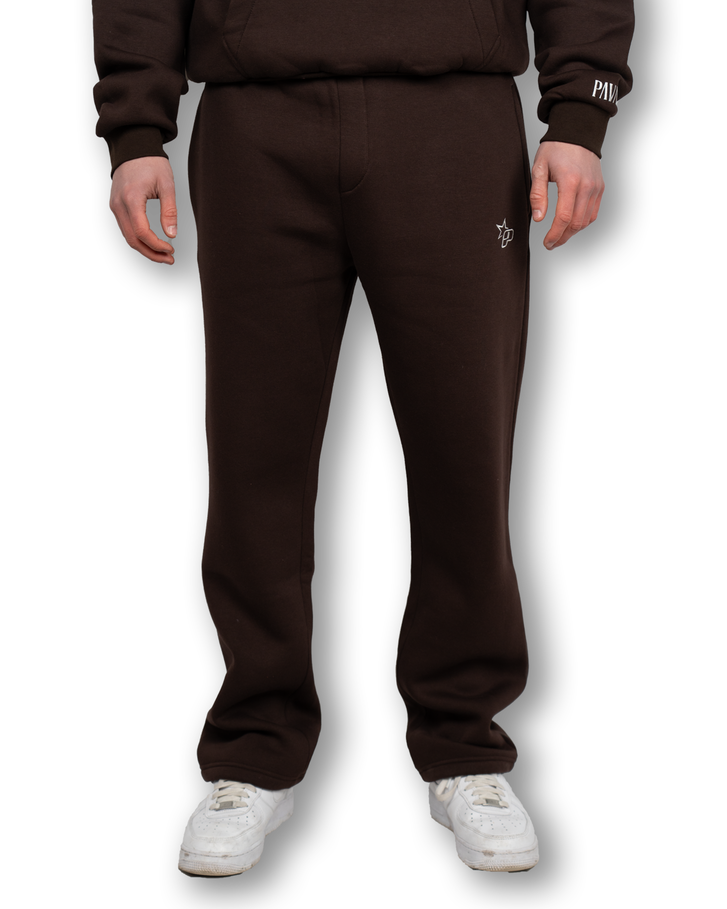 PAVALO® Premium Openleg - Jogger Chocolate Braun