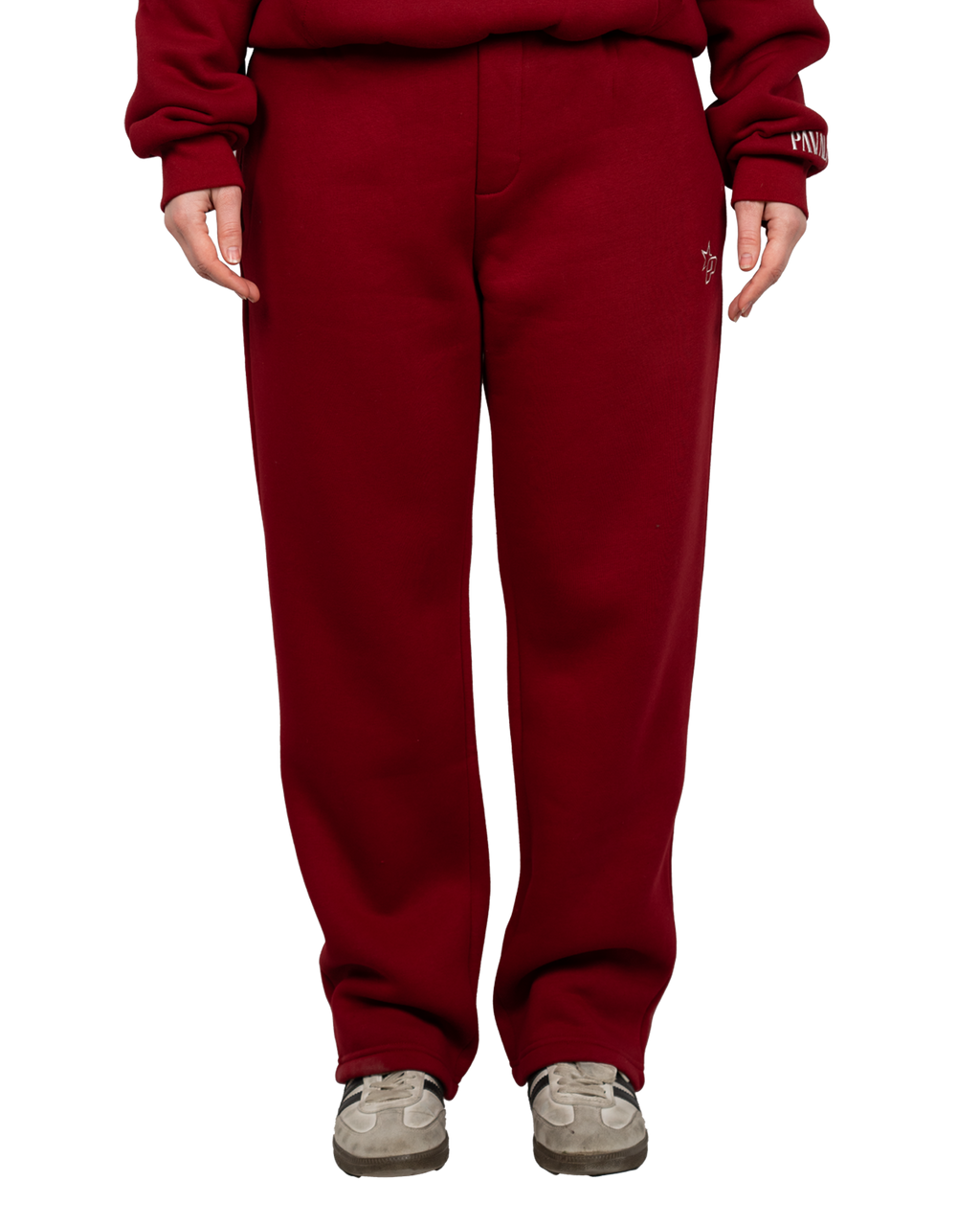 PAVALO® Premium Openleg - Jogger Weinrot