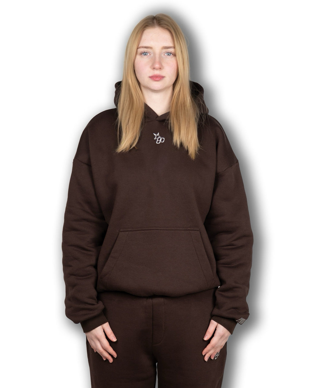PAVALO® Premium Hoodie Chocolate Braun