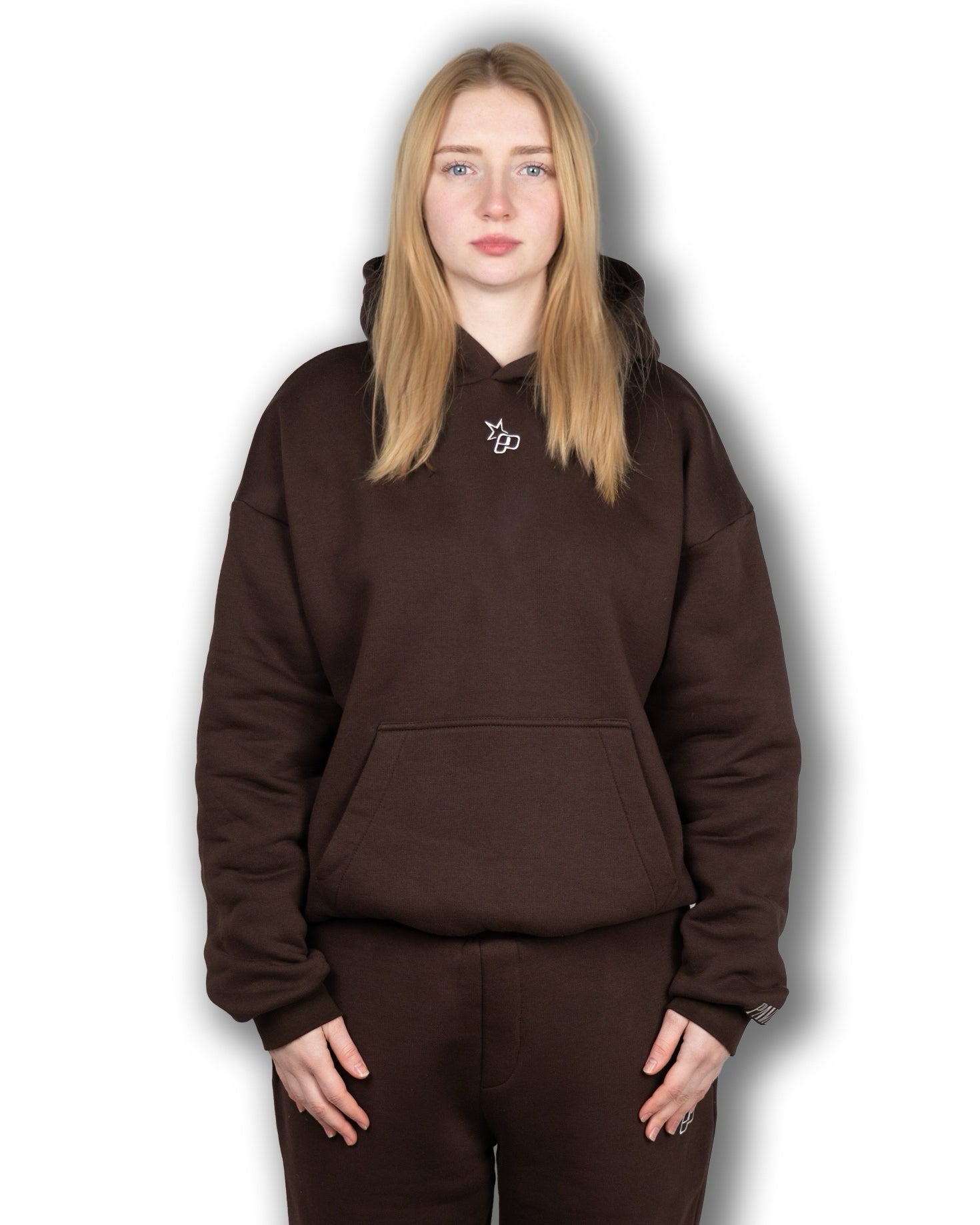 PAVALO® Premium Hoodie Chocolate Braun