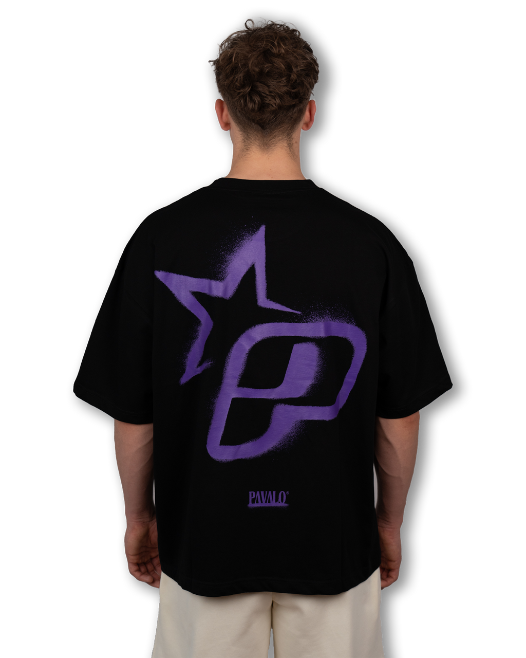 PAVALO® Signature Shirt Schwarz/Lila