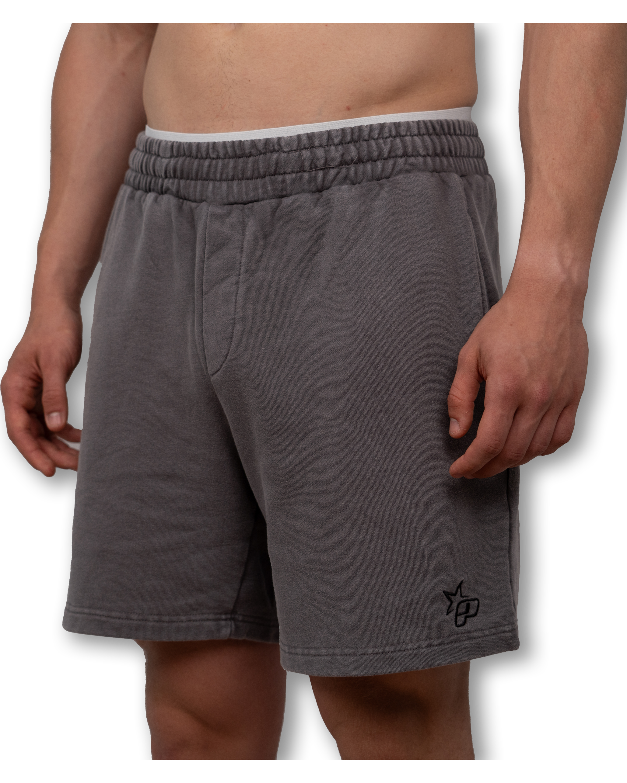 PAVALO® Shorts Washed Grey