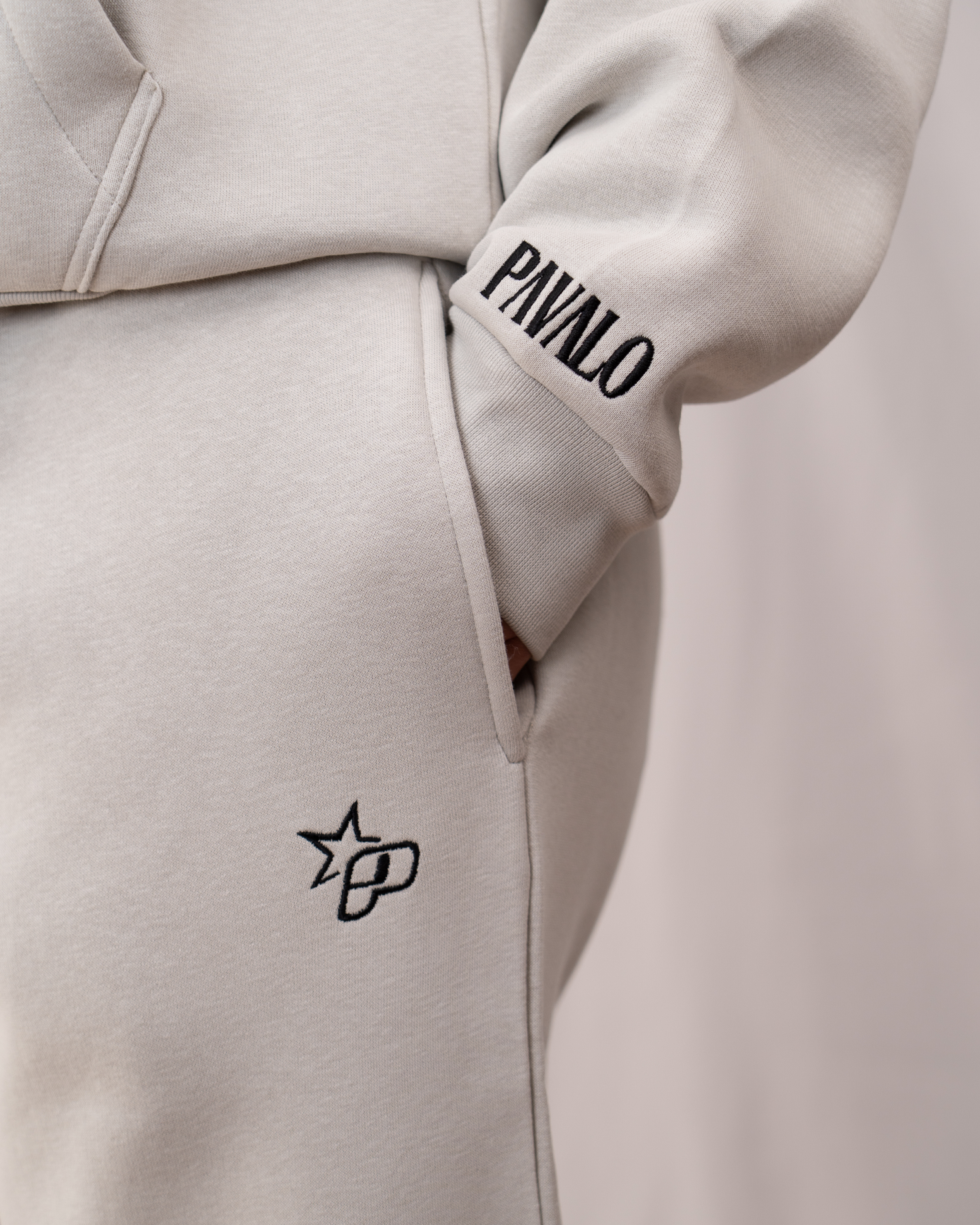 PAVALO® Premium Tracksuit Aschgrau