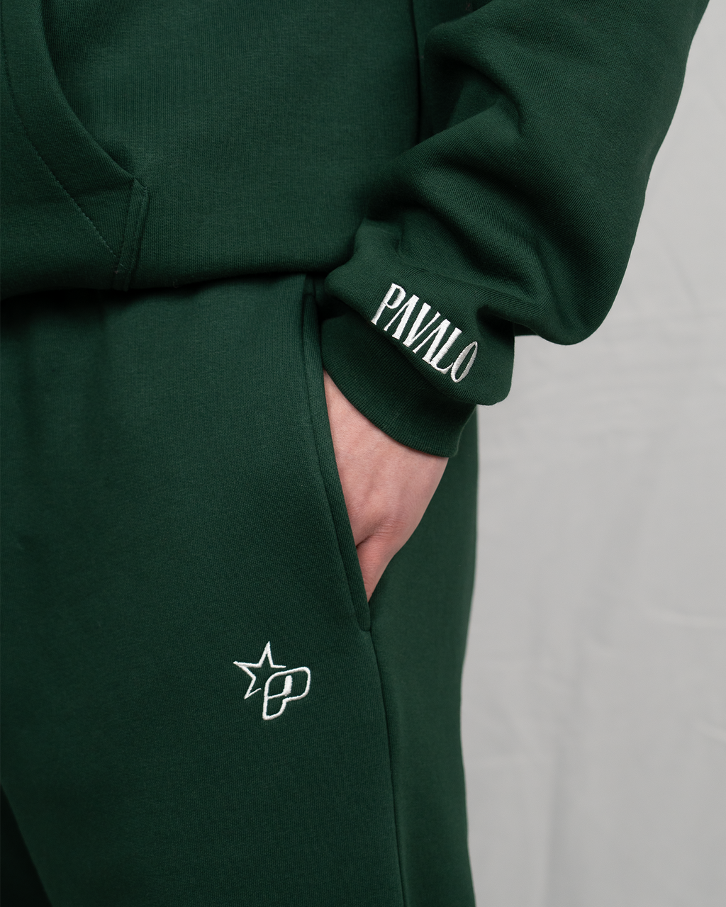 PAVALO® Premium Tracksuit Forest Grün