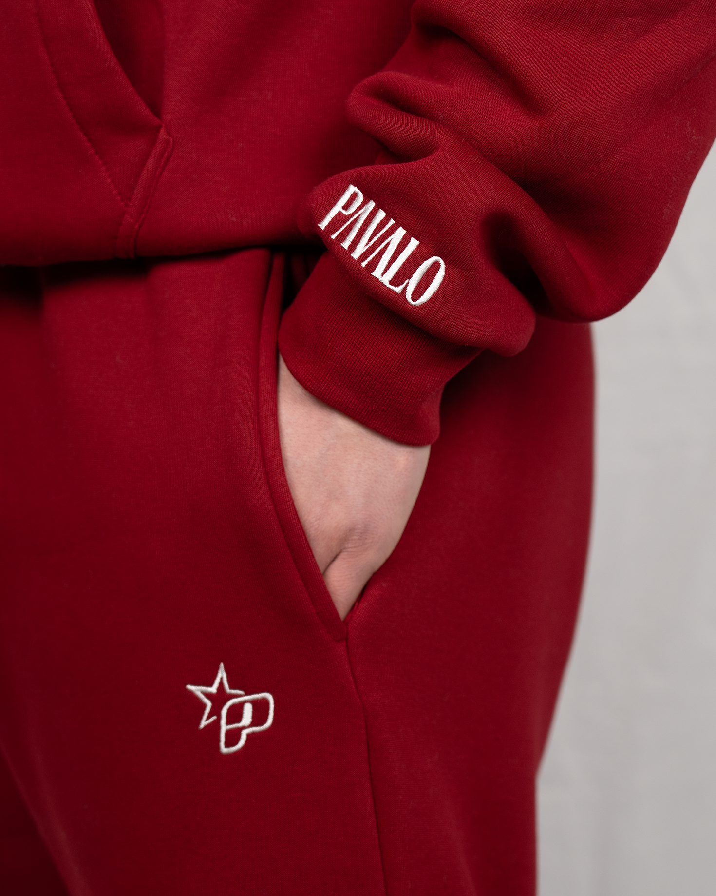 PAVALO® Premium Tracksuit Weinrot