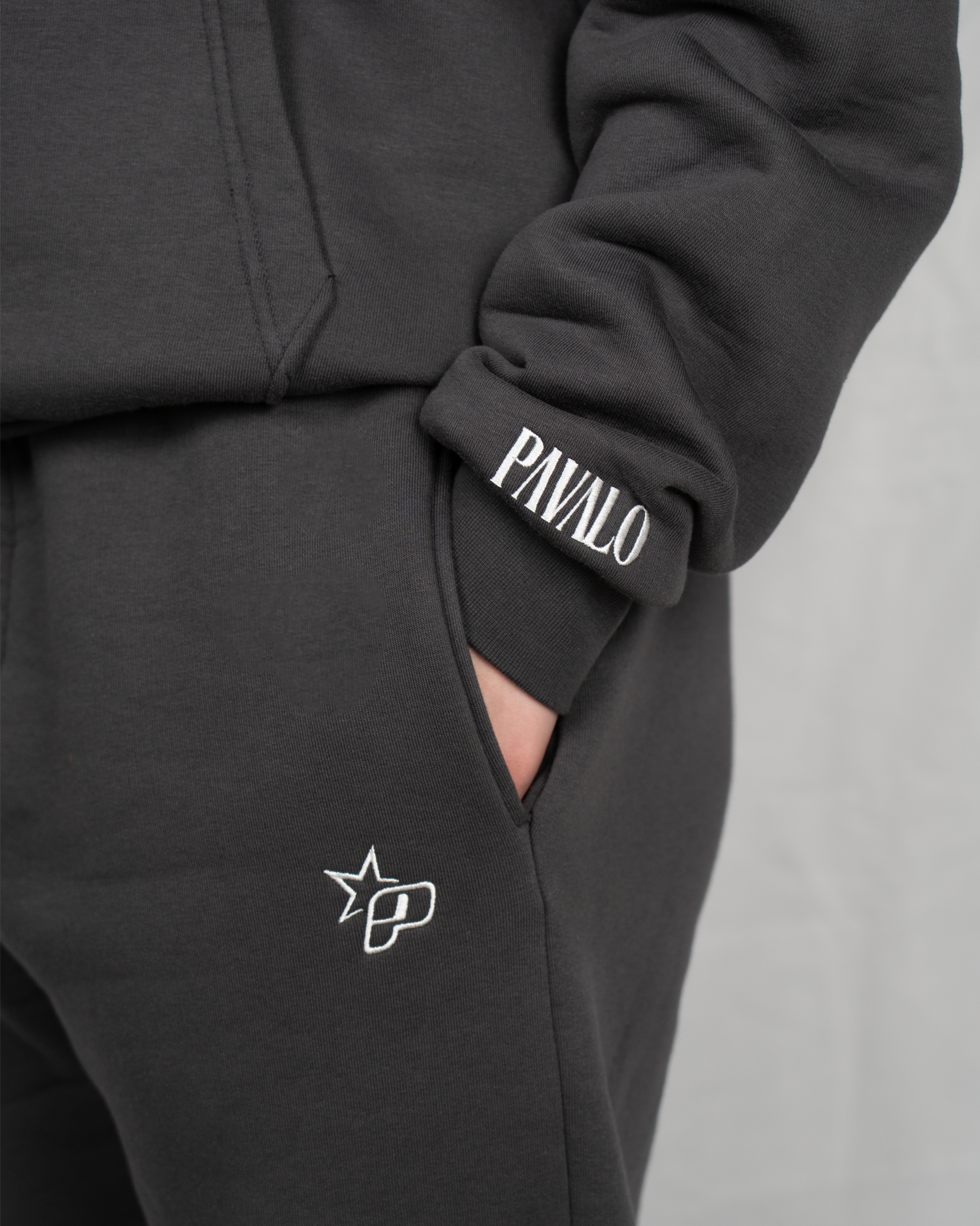 PAVALO® Premium Zip Tracksuit Anthrazit