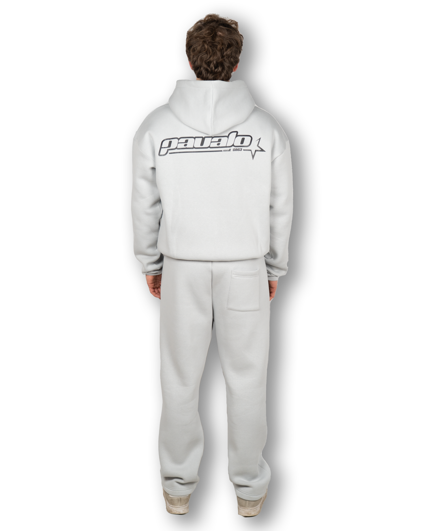 PAVALO® Premium Zip Tracksuit Aschgrau