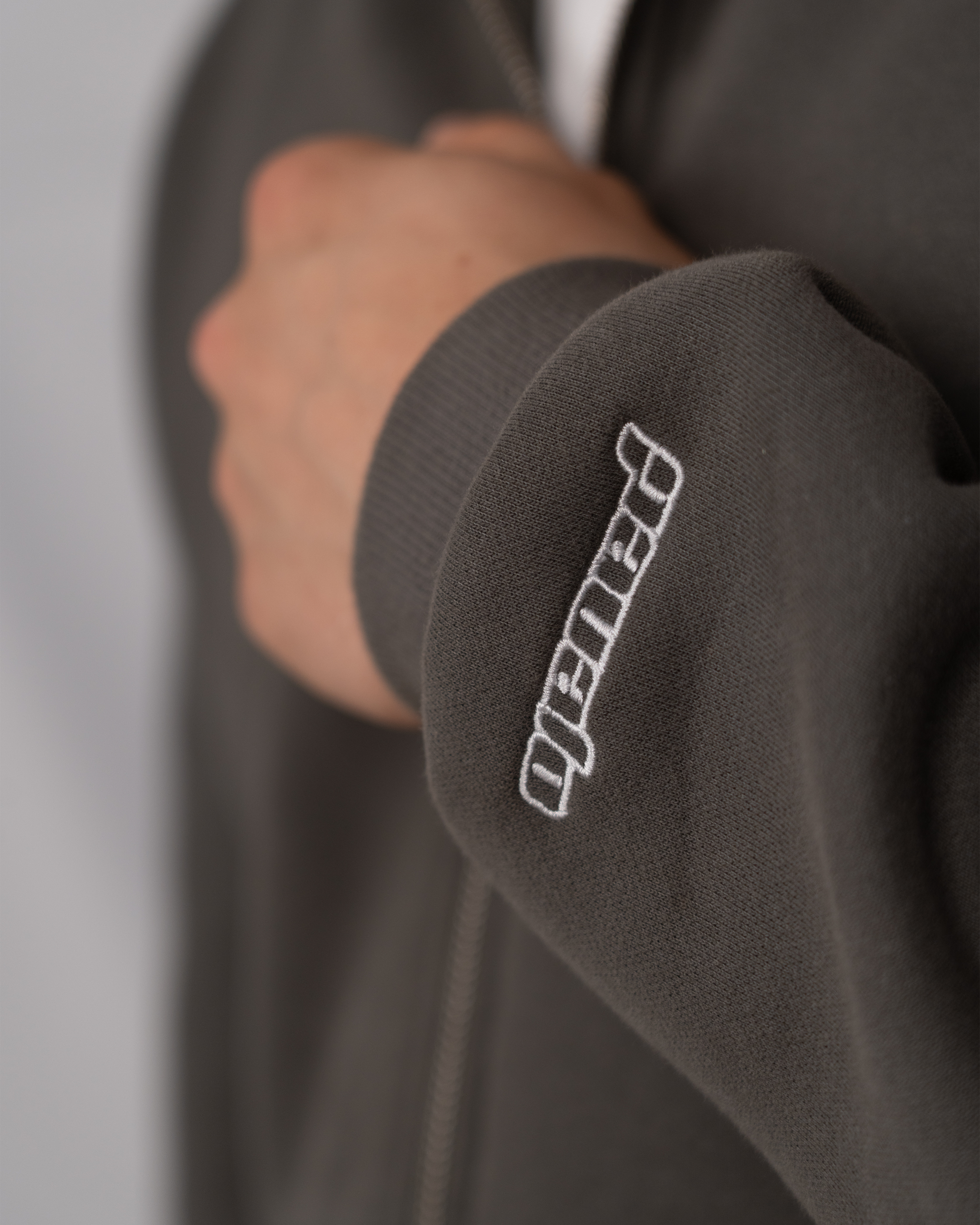 PAVALO® Zip-Hoodie Anthrazit